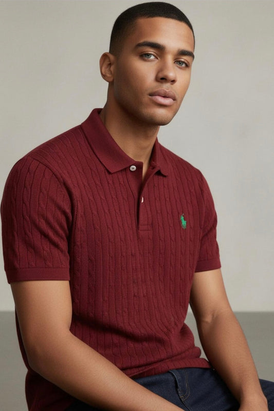 Camisero RL Hombre Hilo Tejido Trenzado