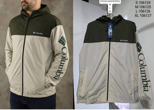 Cortaviento COL Hombre Impermeable con Capucha