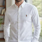 Camisa RL Hombre Manga Larga Blanco