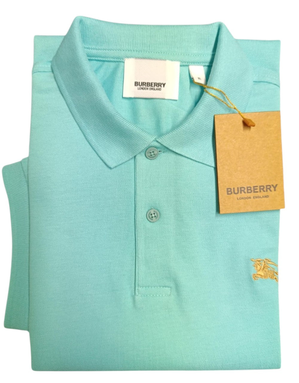 Camisero Burburry verde agua