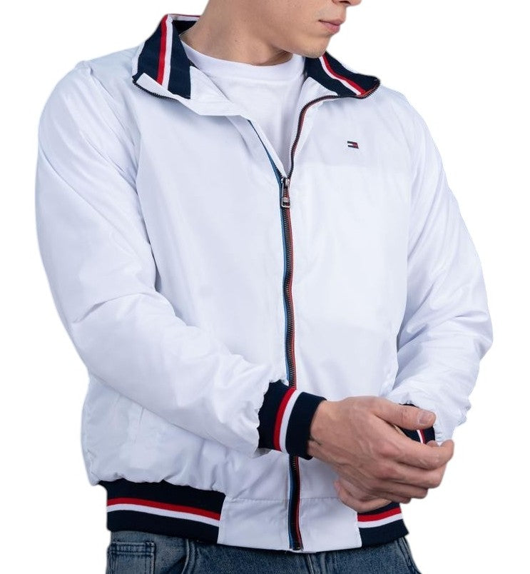 Casaca TH Hombre Acolchada Impermeable Blanco