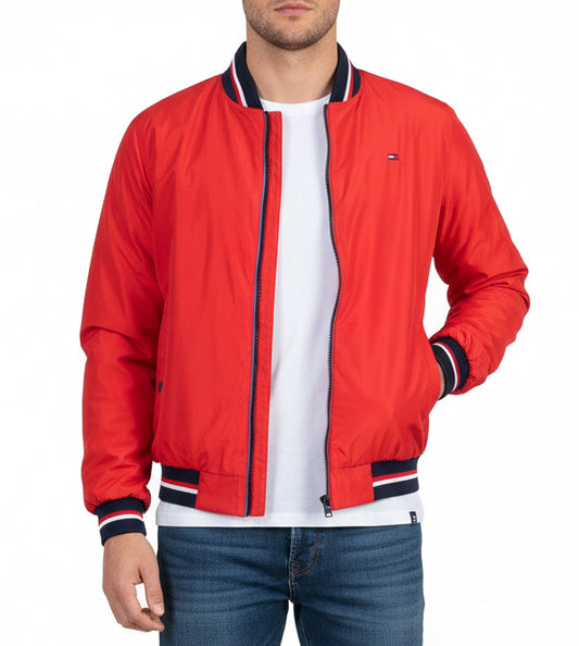 Casaca TH Hombre Acolchada Impermeable Rojo
