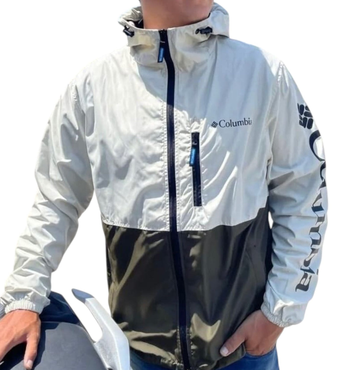 Cortaviento COL Hombre Impermeable con Capucha