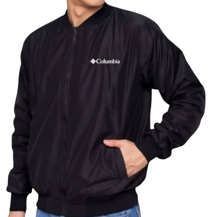Cortaviento COL Hombre con Forro en Micropeluche Negro