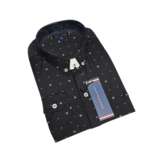 Camisa TH Hombre Manga Larga