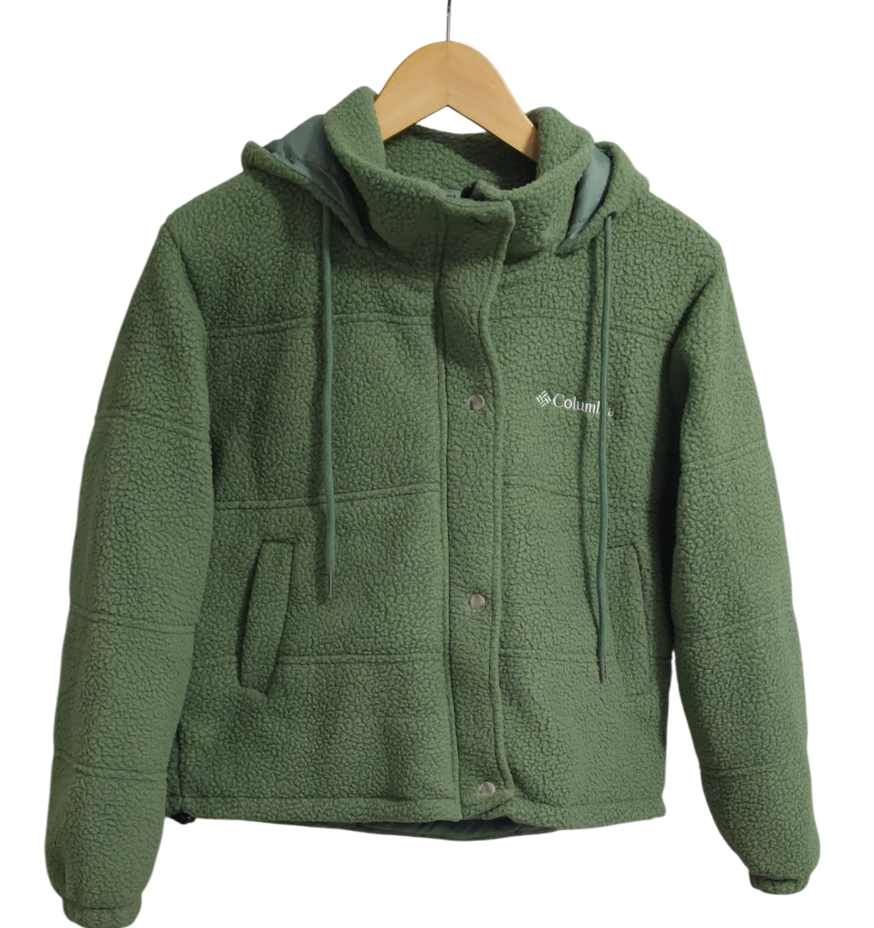Casaca COL Mujer Piel de Carnero Verde Pacae
