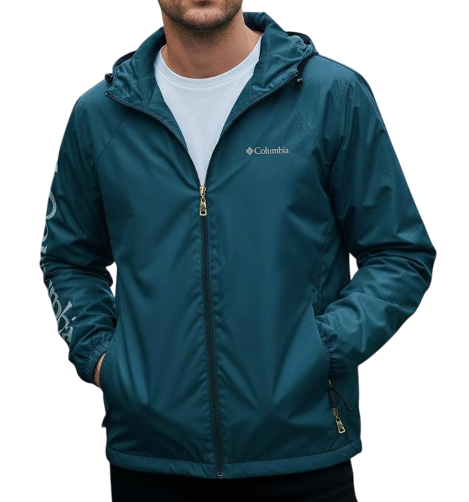 Cortaviento COL Hombre con Capucha Impermeable