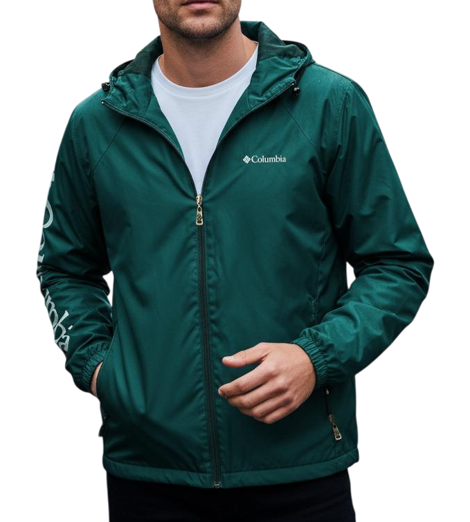 Cortaviento COL Hombre con Capucha Impermeable