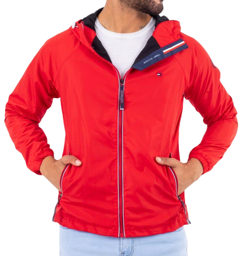 Casaca TH Hombre con Capucha Impermeable
