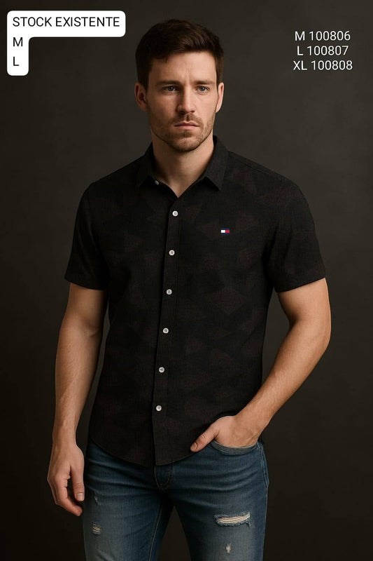 Camisa TH Hombre Manga Corta
