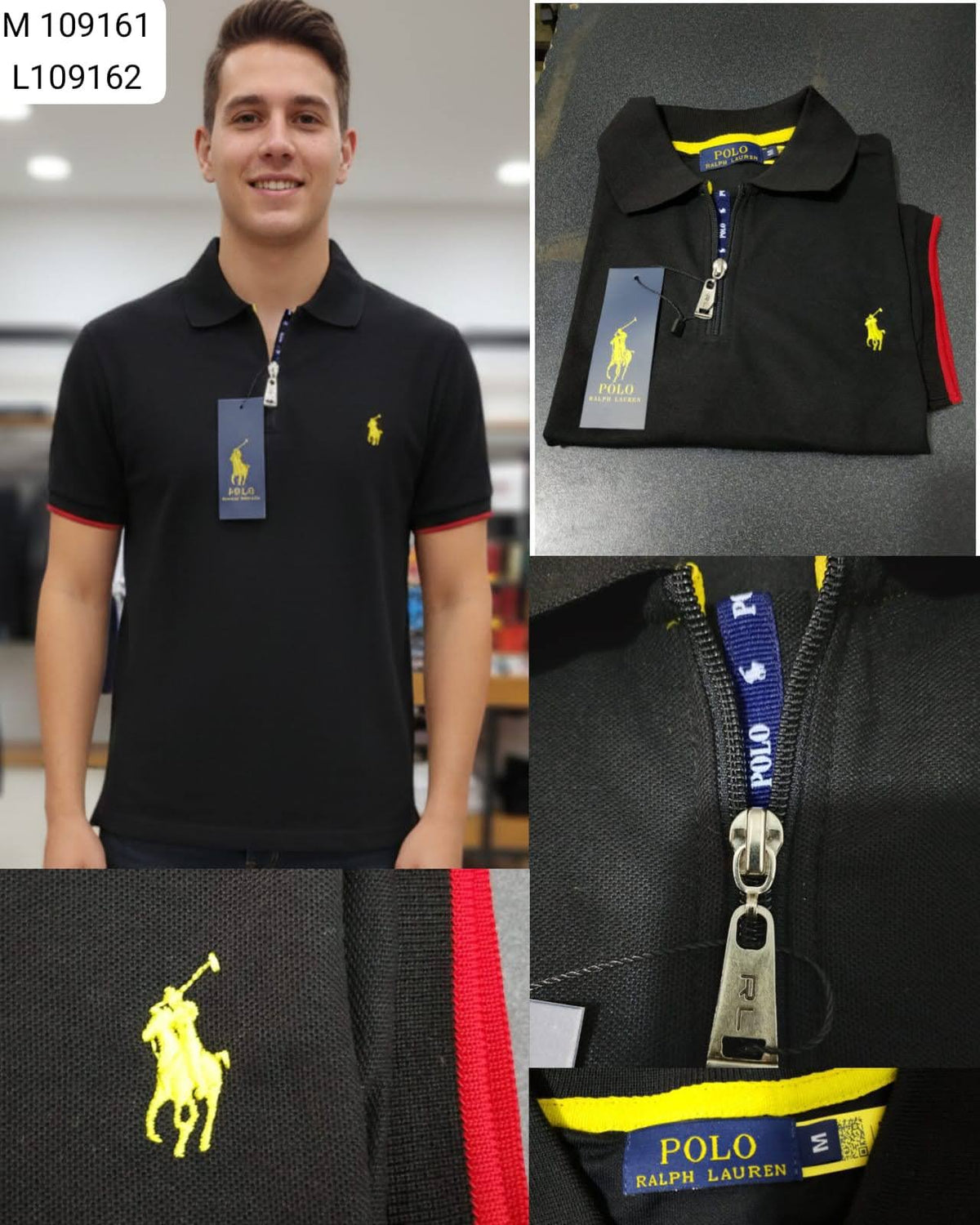 Camisero RL Hombre Negro