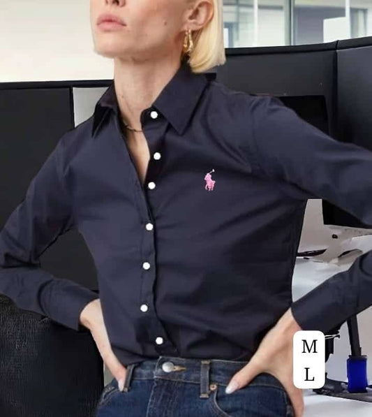 Blusa RL Mujer Azul Marino