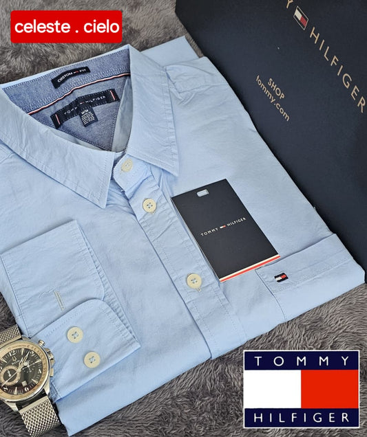 Camisa TH Hombre Manga Larga