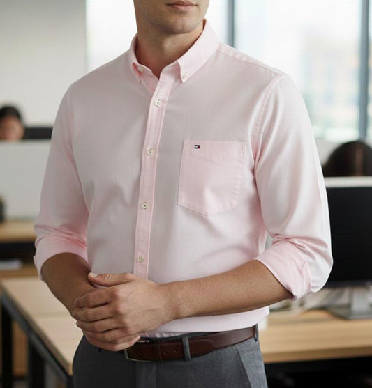 Camisa TH Hombre Manga Larga
