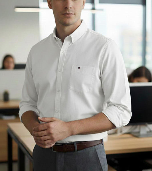 Camisa TH Hombre Manga Larga