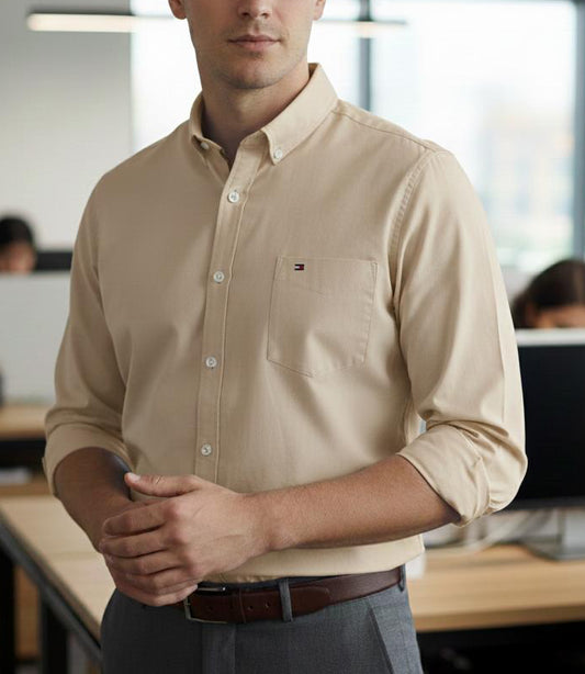 Camisa TH Hombre Manga Larga