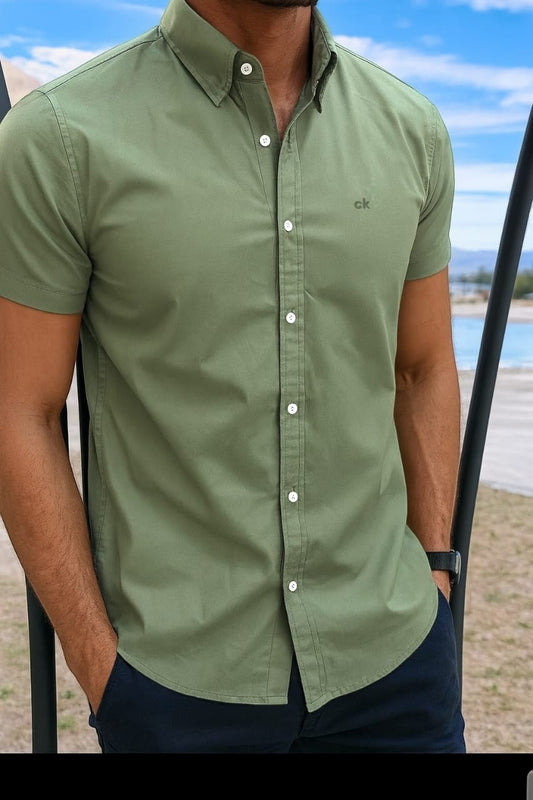 Camisa CK Hombre Manga Corta