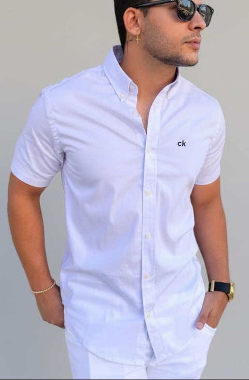 Camisa CK Hombre Manga Corta