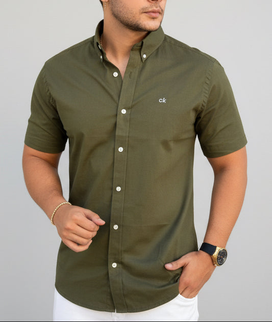 Camisa CK Hombre Manga Corta