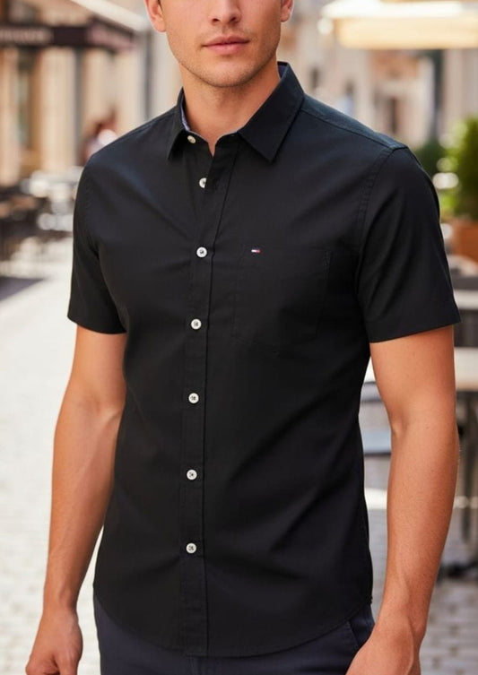 Camisa TH Hombre Manga Corta