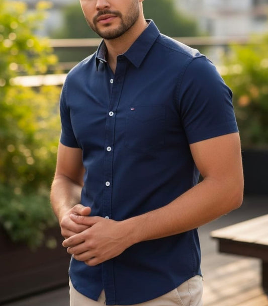 Camisa TH Hombre Manga Corta