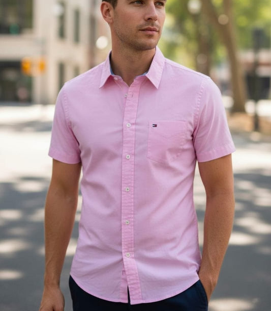 Camisa TH Hombre Manga Corta