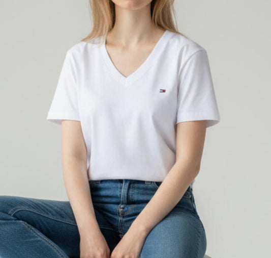 Polo TH Mujer Cuello V