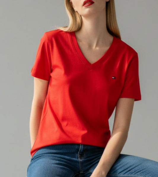 Polo TH Mujer Cuello V
