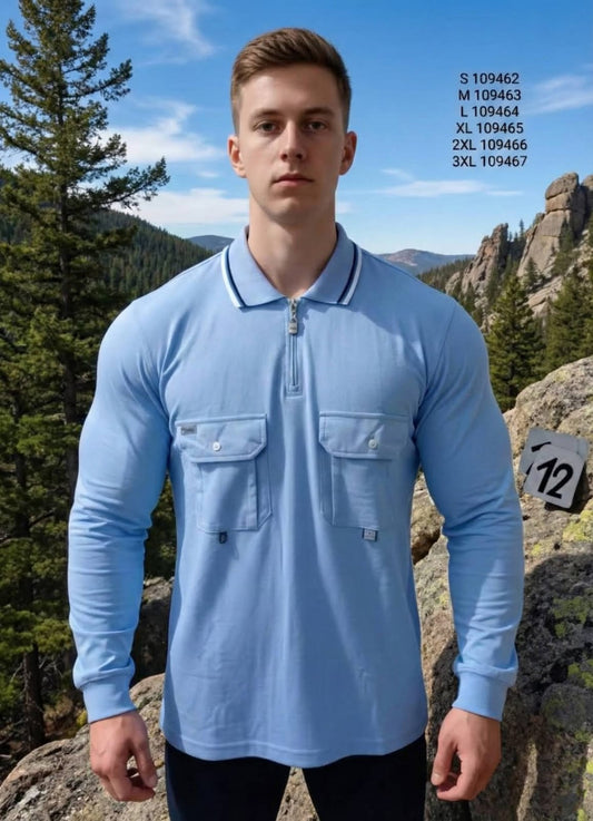Camisero COL Hombre Manga Larga