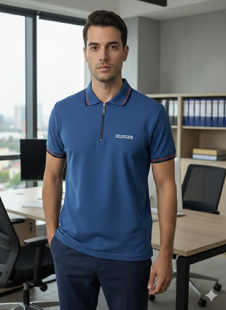 Camisero TH Hombre Algodón Piqué