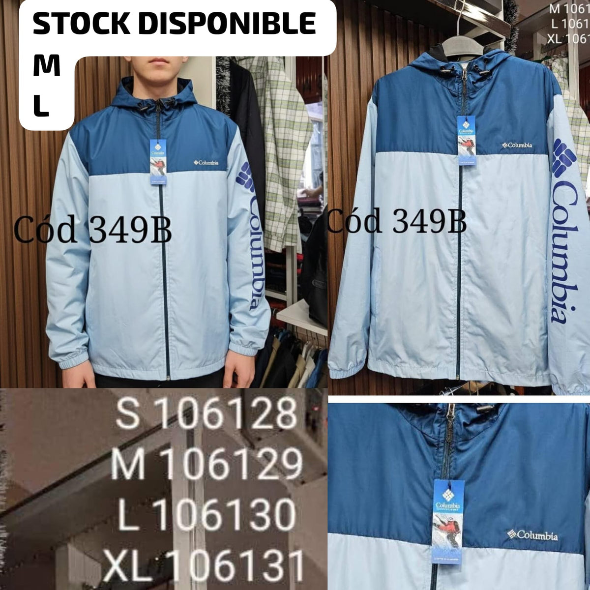 Cortaviento COL Hombre Impermeable con Capucha