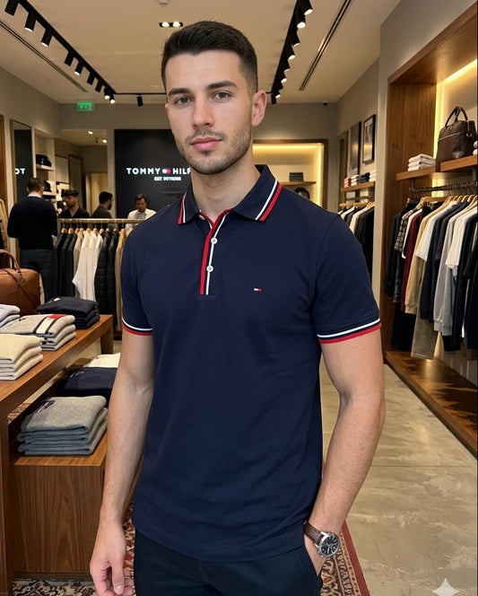 Camisero TH Hombre Algodón Piqué