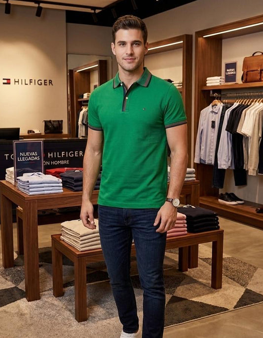 Camisero TH Hombre Algodón Piqué