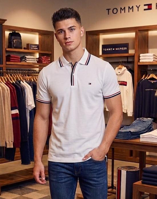 Camisero TH Hombre Algodón Piqué