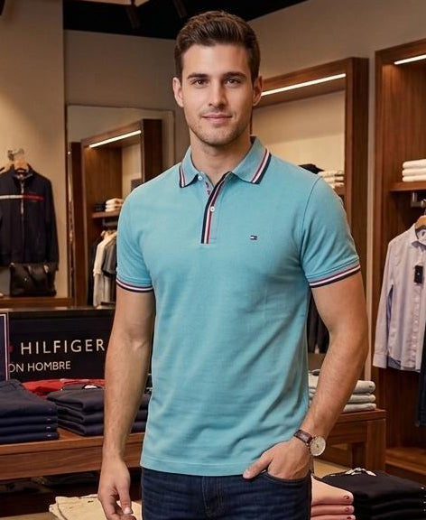Camisero TH Hombre Algodón Piqué
