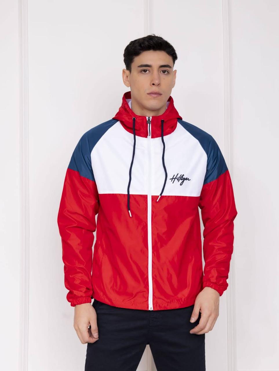 Cortaviento TH Hombre con Capucha Impermeable
