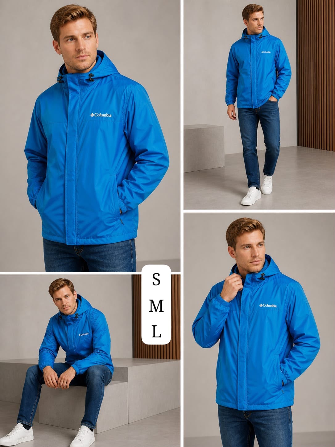 Cortaviento COL Hombre con Capucha
