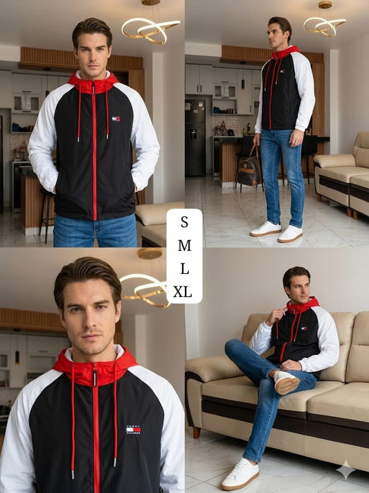Cortaviento TH Hombre con Capucha
