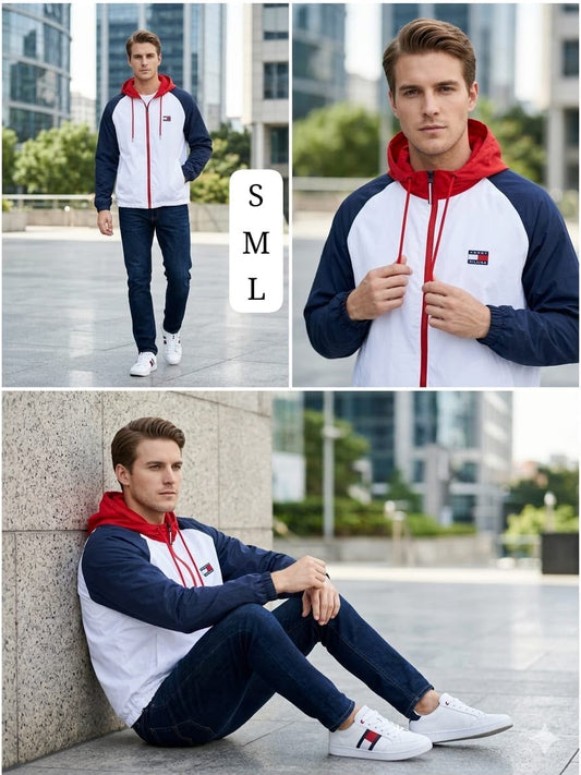 Cortaviento TH Hombre con Capucha