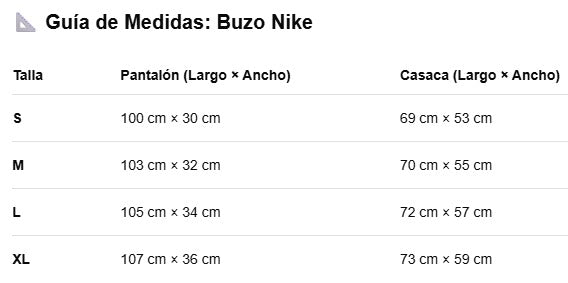 Conjunto Nike Hombre Deportivo