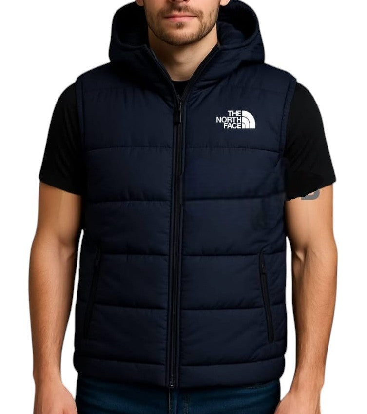 Chaleco COL Hombre con Capucha Azul Marino