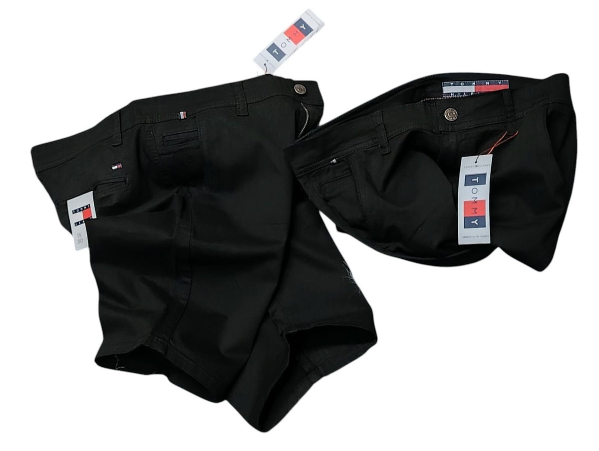 Bermuda TH Hombre Drill Negro