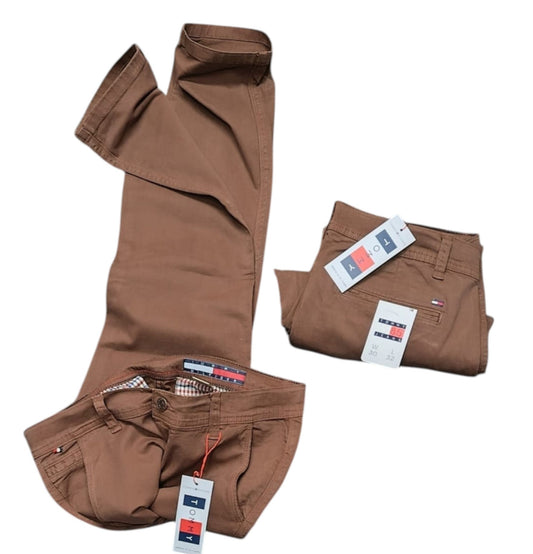 Pantalón TH Hombre Drill Marrón