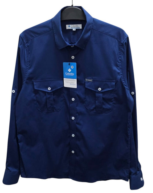 Camisa COL Hombre con Bolsillo tipo Cargo