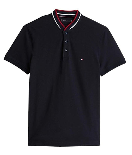Camisero TH Hombre Piqué con Cuello y Puño Bordado